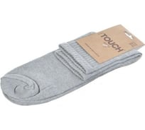 Мужские носки TOUCH, р.27-29 серые 2052 б. сер.