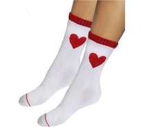 Женские носки TOUCH р.23-25, сердце красное 1931 м. сердце красн.