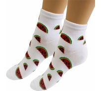 Женские носки TOUCH 303 белый, арбузы, р.25-27 303 б. бел. арбузы