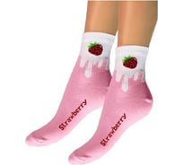 Женские носки TOUCH, р. 23-25, клубника 2130 клубника