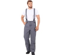 Утеплённые брюки iForm ХАЙ-ТЕК, серый-черный, р. 120-124, рост 182-188 Брю 307/120/182