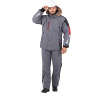 Утеплённая куртка iForm ХАЙ-ТЕК серый-красный-черный, р. 120-124, рост 170-176 Кур 426/120/170
