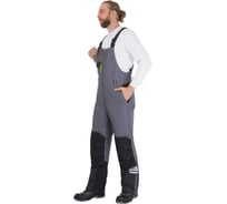 Утеплённый полукомбинезон iForm ЭДВАНС, серый-т.серый-черный, р. 104-108, рост 170-176 Пком 533/104/170