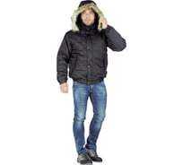 Утепленная куртка ГК Спецобъединение СПРИНТ черный, размер 88-92, рост 182-188 Кур 657/88/182