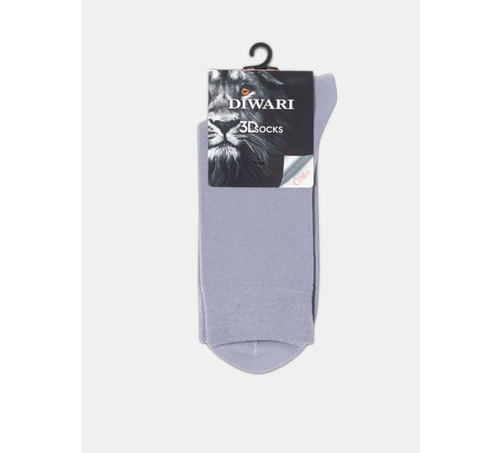 Носки мужские DIWARI 3D SOCKS 23С-121СП рис.000 р.44-45 серый 1001332490050016000 1
