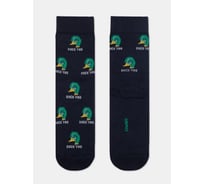 Мужские носки DIWARI HAPPY 17С-151СП размер 42-43 темно-синий 1001330580030027187