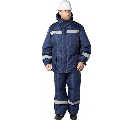 Утепленный костюм ГК Спецобъединение ПЕТРОЛЕУМ темно-синий Кос 688/112/182 1