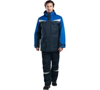 Утепленный костюм ГК Спецобъединение КМ-10 ЛЮКС синий/василек Кос 466/104/158