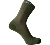 Водонепроницаемые носки DexShell Ultra Thin Crew, S/36-38, оливковый/зеленый DS683OGS