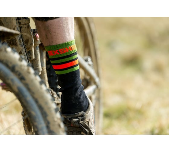 Водонепроницаемые носки DexShell Ultra Dri Sports Socks, XL/47-49, с оранжевой полосой DS625W-BOXL