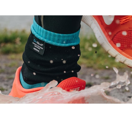 Водонепроницаемые носки DexShell Ultra Dri Sports Socks, L/43-46, с голубой полоской DS625W-ABL