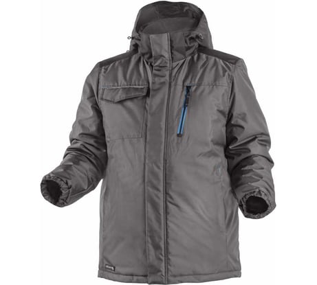 Kуртка утепленная HOEGERT TECHNIK REN графитовая, 3XL (58) HT5K241-3XL