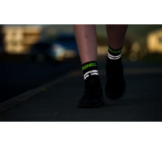 Водонепроницаемые носки DexShell Pro visibility Cycling, L/43-46, серая полоска DS648GRYL