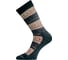 Носки Lasting TWP 807, wool+polypropylene, черный с коричневым рисунком, размер XL TWP807XL 1