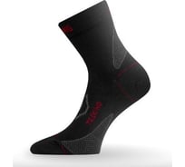 Носки Lasting TNW 983, wool+nylon, черный с серыми вставками, размер L TNW983-L