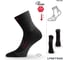 Носки Lasting TNW 983, wool+nylon, черный с серыми вставками, размер S TNW983-S 5