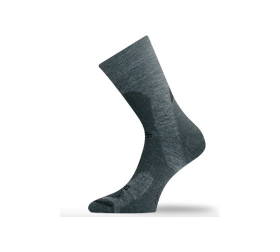Носки Lasting TRP 889, wool+polyamide, серый с темными вставками, размер L TRP889-L 1