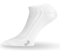 Носки Lasting ARA 2 пары 001, cotton+nylon, белый, размер L ARA2001-L