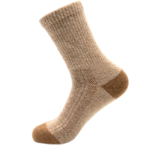 Термоноски Следопыт Organic wool socks CAMEL, soft sand, р.38-40 PF-TS-65