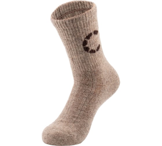Термоноски Следопыт Organic wool socks YAK, natural brown, р.41-43 PF-TS-72 1