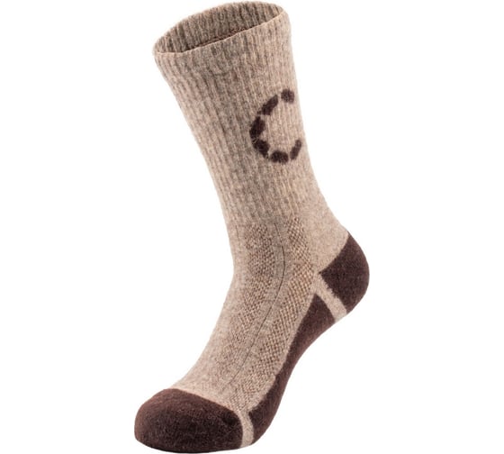 Термоноски Следопыт Organic wool socks YAK, tobacco brown, р.38-40 PF-TS-74 1