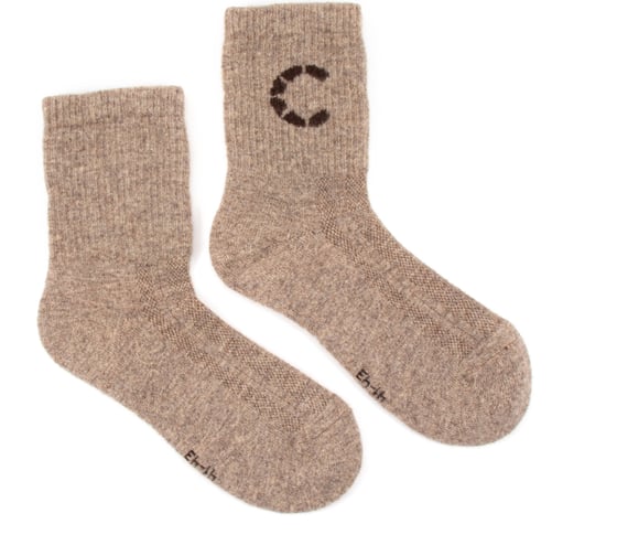 Термоноски Следопыт Organic wool socks YAK, natural brown, р.38-40  PF-TS-71