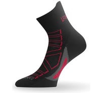 Носки Lasting RPC 903 черные с серой подошвой и красной полоской, размер L RPC903-L