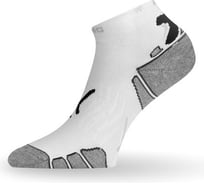 Носки Lasting RUN 009 микрофибра+полипропилен, белый с черной полоской, размер XL RUN009-XL