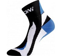 Носки Lasting BS40 953 микрофибра+нейлон, черный с синей пяткой, размер M BS40953M