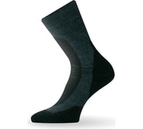 Носки Lasting TKN 800, polypropylene+nylon, серо-зеленый с черной вставкой, размер S TKN800-S