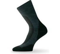 Носки Lasting TKN 800, polypropylene+nylon, серо-зеленый с черной вставкой, размер L TKN800-L