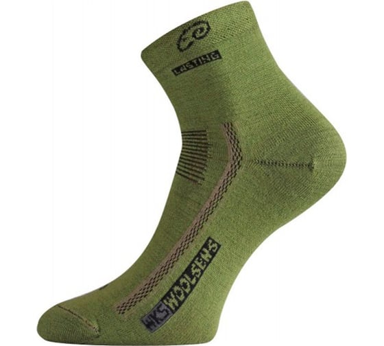 Носки Lasting WKS 689, wool+polypropylene, темно-зеленый, размер L WKS689L