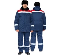 Костюм мужской Прабо утепленный " Пантеон 2" т.синий/красный р-р 52-54/170-176 33923