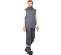 Утепленный жилет ГК Спецобъединение ГАЛАКТИКА серый-бирюза Жил 653/104-108