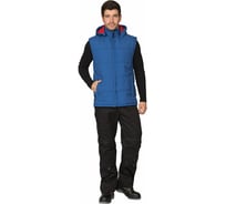 Жилет мужской утепленный Прабо Амур василёк/красный, р-р 60-62 (60) 35678