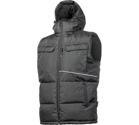 Жилет утепленный с капюшоном HOEGERT TECHNIK BORGER черный 3XL (58) HT5K920-3XL