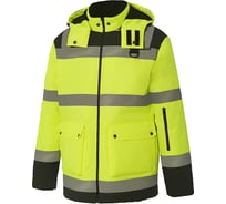 Куртка СОЮЗСПЕЦОДЕЖДА СПЕКТР утепленная лимон, черная, 44-46 M 2000000259796