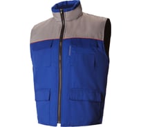 Утепленный жилет СОЮЗСПЕЦОДЕЖДА Профессионал, василек/светло-серый, р.56-58, рост 182-188 2000000161198