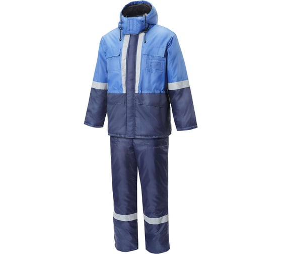 Утепленный костюм СОЮЗСПЕЦОДЕЖДА СУРГУТ Оксфорд, темно-синий/василек, р.60-62, рост 170-176 2000000188980 1