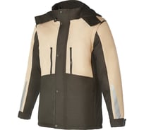 Куртка-трансформер утепленная СОЮЗСПЕЦОДЕЖДА КОТКРУТ KOTKRUT черная/бежевая, размер 60-62, рост 182-188 2000000238487