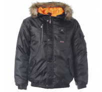 Куртка СПРУТ Аляска, черная, размер 52-54/104-108, рост 170-176, 110001