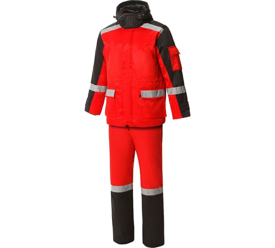 Костюм утепленный СОЮЗСПЕЦОДЕЖДА Хельсинки красно-черный, размер 60-62, рост 170-176 0 480023901070 1