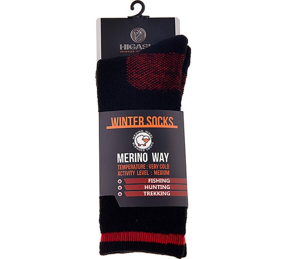 Носки зимние HIGASHI Merino Way, L(42-44) 05927_5812
