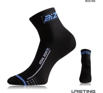 Носки Lasting BS30 905, microfiber+nylon, черный с синий полоской, размер S, BS30905S