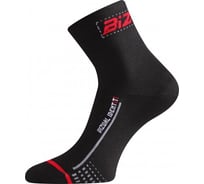 Носки Lasting BS30 903, microfiber+nylon, черный/красный, размер M, BS30903M