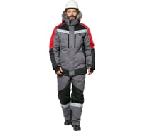 Костюм Эксперт Спецодежда Памир-Норд серый/черный/красный, р. 48-50, рост 182-188 6446000075862 34598041