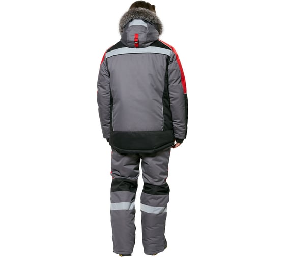 Костюм Эксперт Спецодежда Памир-Норд серый/черный/красный, р. 48-50, рост 182-188 6446000075862