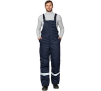 Полукомбинезон мужской утепленный Прабо Антистат темно-синий, р. 52-54/170-176 45691