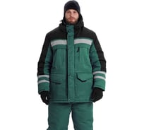 Зимний костюм Урсу.с "ЗИМНИК" куртка/брюки, цвет: т.зеленый/черный ; 52-54, 182-188 КОС631-127 35167057