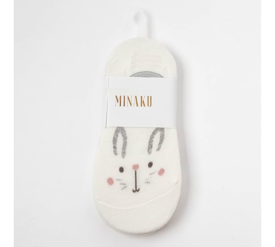 Набор женских носков MINAKU (3 пары) «Зайка» размер 36-37 (23 см) 4594723